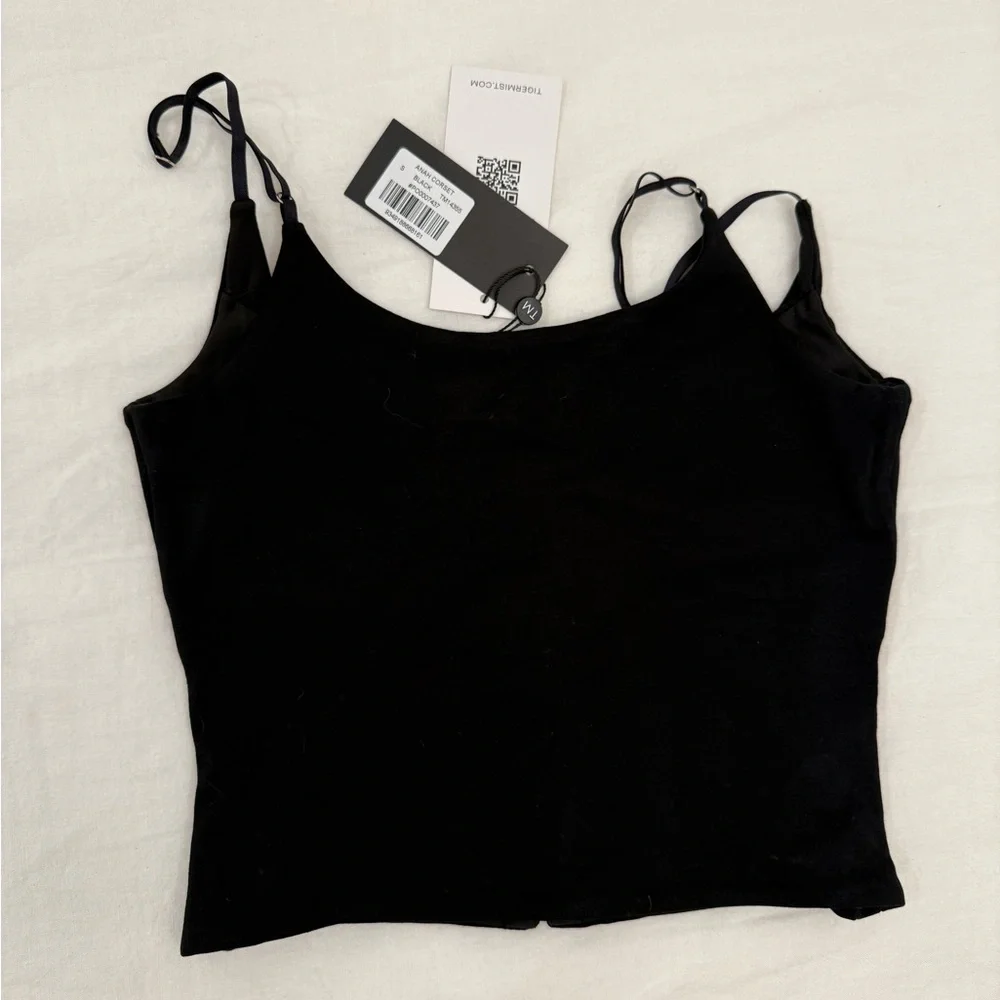 Tiger Mist Black Tank Top - Picture 5 of 5